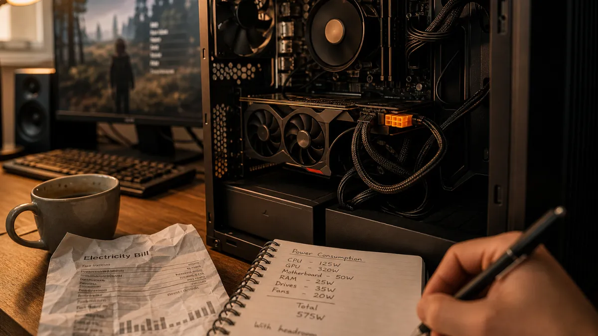 Estimation consommation PC gamer : calculez vos coûts en 2026